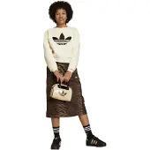 Adidas Originals Sweatshirt 'LOOSE BOXY' bruin / brokaat / offwhite