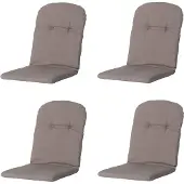 Madison Kuip hoog panama taupe 45x96 4 stuks