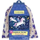 Mudpuppy Puzzel On-The-Go - Magische Eenhoorn - 30,5X23Cm - 36 Stukjes - 3 Jaar