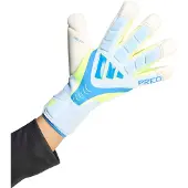 Adidas Predator Pro Hys keepershandschoenen Lichtblauw Blauw Neongeel