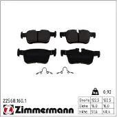 ZIMMERMANN 22568.160.1 Remblokken