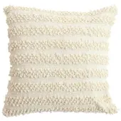 Light & Living sierkussen Maglie crème (45x45 cm)