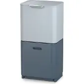 Joseph Joseph Totem 2.0 - Prullenbak - 60 l - 2 compartimenten - Oceaan
