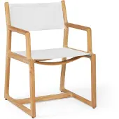 Suns Termoli dining tuinstoel teak/batyline 2 stuks