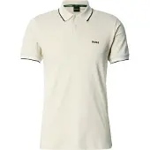 Boss green Shirt 'Paul' crème / zwart / wit