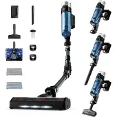 Rowenta RH20C2, 2-in-1 steelstofzuiger, zonder zak, zwart, blauw, 0,4 liter, rechthoekig, voor droog en nat gebruik