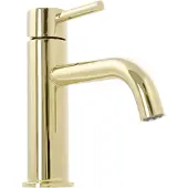 REA Wastafelkraan Lungo Gold Low