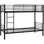 Home Style Stapelbed Bunky 90x200 cm zwart metaal