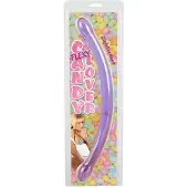 You2Toys NMC – Double Trouble Flexibele Dubbel Dildo met Verdikte Uiteinde 44 cm – Paars