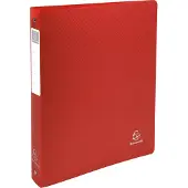 Exacompta 10x Ondoorzichitige Ringband in PP met 4 ringen van 30 mm - A4 maxi - Rood - 51395E