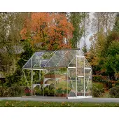 Palram Tuinkas Harmony 6x8 - Polycarbonaat - Zilver - 185x247x208 Cm