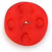Ikonic - Klok - Bubble Clock Rood - Teun Zwets
