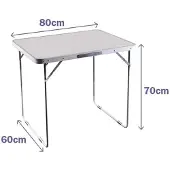 Marbueno Summer 10029b 80x60x70 Cm Folding Table Wit