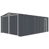 CoverTech Palmer metalen garage 3,8 x 5,4 m antraciet