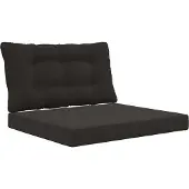 vidaXL Buitenbankkussen Polyester Zwart 80 x 68,5 x 8 cm