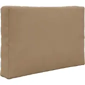 vidaXL Buitenbankkussen Polyester Taupe 60 x 60 x 8 cm