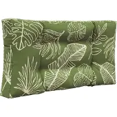 vidaXL Buitenbankkussen Polyester Blad Design 80 x 80 x 8 cm