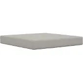 vidaXL Buitenbankkussen Polyester Grijs 80 x 43 x 10 cm