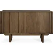 Ethnicraft Pillar Anrichte lackiertes Teak wildes Braun