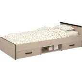 You do it Kinderbed Alma 90x200 met opbergruimte - eikdecor