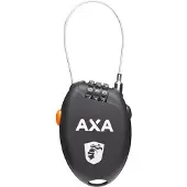 Axa Roll Kabelslot – 75 cm – 3‑cijferige code – Compact Accessoire‑slot – Zwart