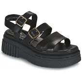 Clarks Sandaal Women Evamar Strap Black Leather-Schoenmaat 36