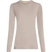 Icebreaker - Women's 200 Oasis L/S Crewe - Merino-ondergoed M, bruin