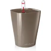 Lechuza Mini Deltini Tafel bloempot Scharlakenrood hoogglans