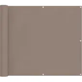 vidaXL Balkonscherm 90 x 200 cm PU gecoate oxford alu Rechthoekig