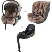 Prénatal Bundel autostoel Sunny, Sacha & base taupe