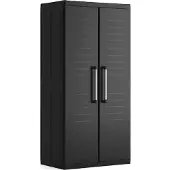Keter Detroit XL - Opbergkast - 4 planken - zwart