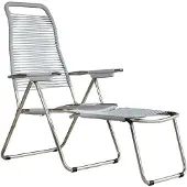 Fiam Spaghettifauteuil Aluminium/PVC-band 2 stuks