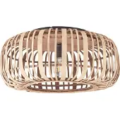 Brilliant Woodrow - Plafondlamp - E27 max 1x40W - Bruin