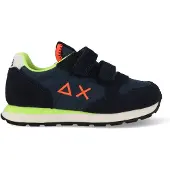 Sun68 Jongens Sneakers Boys Tom Fluo - Blauw - Maat 25