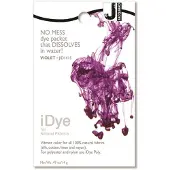 Jacquard textielverf iDye Natural 14 gr violet voor natuurlijke stoffen.