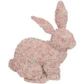 Countryfield haas knuffel roze 11cm decoratief speelgoed.