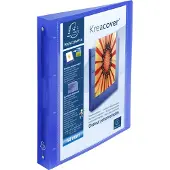 Exacompta 12x Kreacover Ringband Chromaline PP 10/10de met 4 ringen van 30mm - A4 maxi - Blauw - 51562E