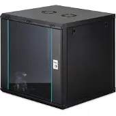 Digitus DN-37111 19inch-patchkast 12 HE Zwart, Zwart (RAL 9005)