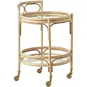Sika-Design Romeo Trolley Naturel - Rol- & serveertafels Glas Natural - 4025U