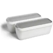 Springlane Set ijs container - Grijs - ijsbewaarcontainers 1L