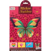 Grafix Sticker Op Nummer Assorti