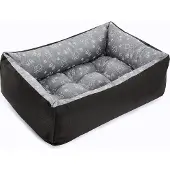 SuperKissen24. Hondenmand 70x55cm Waterdicht - Comfortabele Hondensofa met Pootjesprint