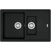 Franke spoelbakonderbouw BFG 651-78 Fragranit Black Matt, omkeerbaar, artikelnummer 1140657808
