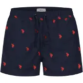 U.s. polo assn. Zwemshorts navy / rood