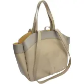 Anna Luchini Beige Rundleer Tas