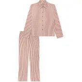 Schiesser Pyjama 'Selected Premium' rood / wit