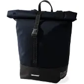 URBAN PROOF Gerecyclede enkele fietstas Rolltop 20 liter 30 x 15 x 42 cm - Blauw