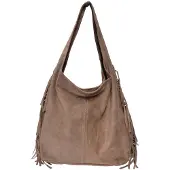 Isabella Rhea Beige Rundleer Tas
