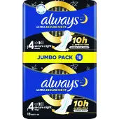 Always Maandverband Ultra Nacht 18 Stuks