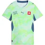 Puma Tricot 'Schweiz 2026' marine / turquoise / appel / wit